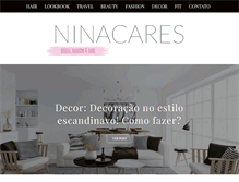 Tablet Screenshot of ninacares.com